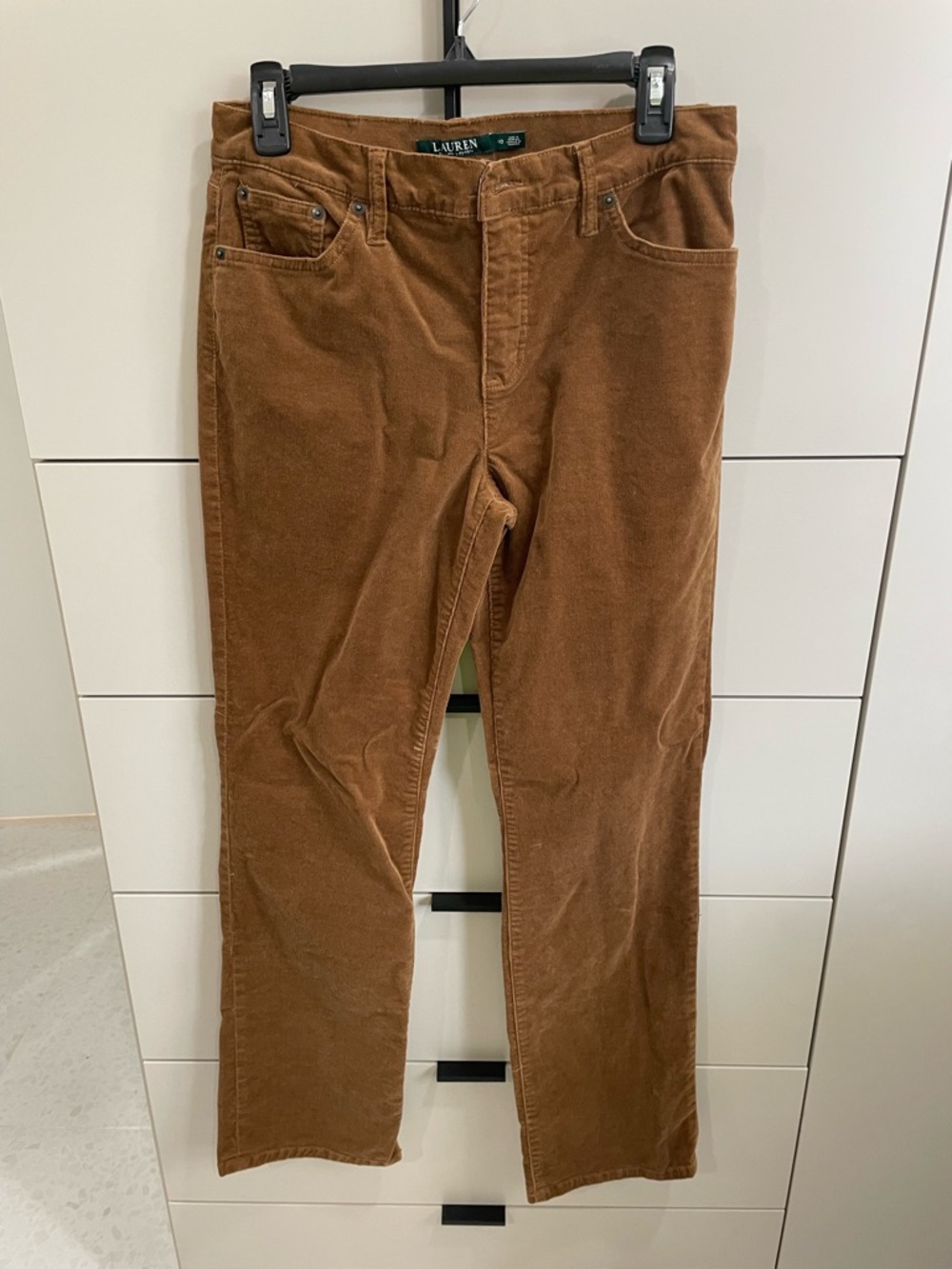 Lauren Ralph Lauren Tan Brown Corduroy Pants 10